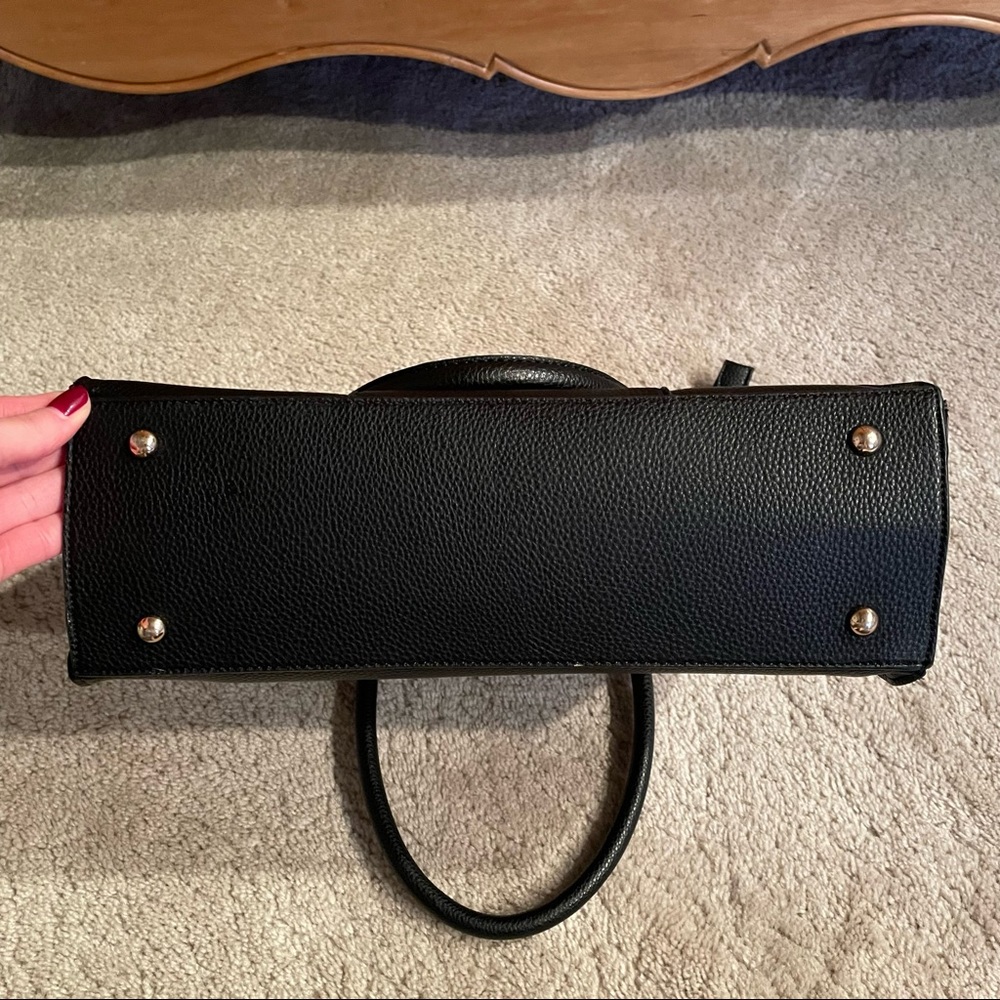 Square Black Tote - Picture 3 of 4